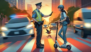 Raids on scooter riders: personal mobility device users under close scrutiny by the traffic police