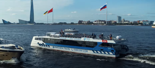 OSK Shipbuilders Prepare to Launch the Third Kotlin Project 04580 Catamaran, "Fort Alexander I"