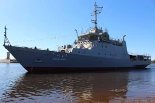 Botado el único buque ruso para la aviación naval "Nikolái Kámov"