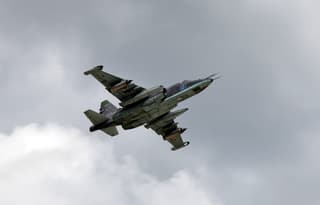 The Famous "Rook": Su-25 Attack Aircraft Prepares for Air Show at Victory Day Parade in Moscow