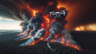 Equipados con drones y satélites espaciales: el Ministerio de Situaciones de Emergencia monitorea la situación de incendios durante las vacaciones de mayo
