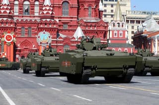Refined B-10 APC on the "Kurganets-25" platform spotted at a test site