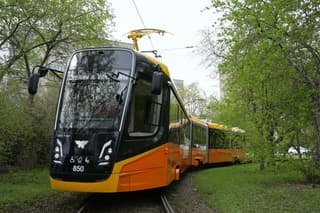 Russia’s First "Space" Tram "Castor" Arrives in Yekaterinburg