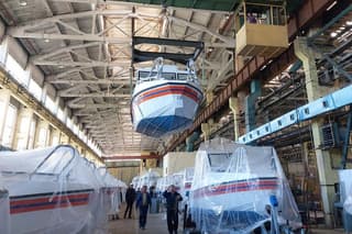 Russian Ministry of Emergency Situations Receives New Patrol Boats
