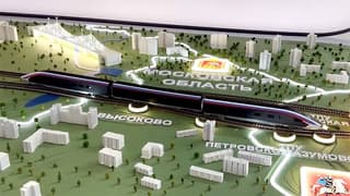 Новый макет высокоскоростной магистрали представили на ПМЭФ