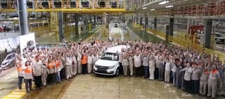 The AvtoVAZ site in Izhevsk produced 1,000 LADA Largus