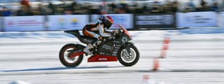 Unique MIG R2 Electric Motorcycle Showcased at the Museum of Moscow