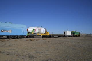 Nuevos bloques del cohete ruso "Soyuz" llegan a Baikonur para lanzamientos