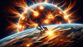 Anunciado el escenario de una posible evacuación de cosmonautas de la EEI debido a las erupciones solares