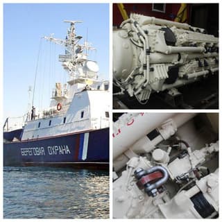 KMZ repaired M520 engines of Russian border guard patrol ships