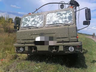 La cabina blindada del MLRS "Uragan" resistió el impacto de HIMARS: imágenes únicas