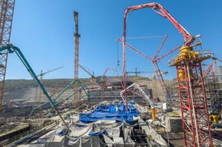 A tiempo para octubre: en la central nuclear "Akkuyu" se completó el hormigonado de la base del turboagregado del bloque n.º 3