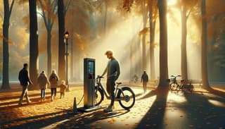 "Rosnano" to create 10 charging points for a major electric bicycle rental service in Moscow