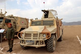 Feroz depredador en combate: imágenes del vehículo blindado "Tigr-M" con ametralladora DShK y "pajarera" antidrones