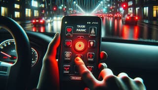 A panic button may appear in Russian taxis