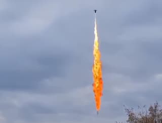 Inhabilitará a la "Baba Yaga": en Rusia han desarrollado el más reciente dron interceptor con lanzallamas