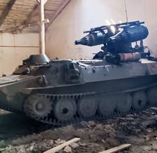 Легендарную «мотолыгу» МТ-ЛБ скрестили с ракетной установкой УБ-32: горячая штучка на гусеницах