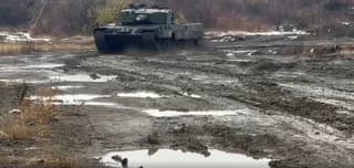 Российские бойцы провели обкатку Leopard-2A4: немецкий танк послужит в боях