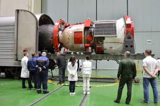 Пилотируемый корабль «Союз МС-27» доставили на Байконур