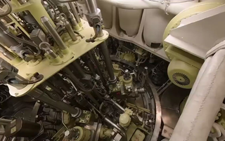 El portamisiles submarino nuclear ruso "Tula" muestra por primera vez los compartimentos del reactor por dentro