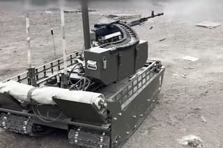 Like the Gingerbread Man: The Latest Russian "Courier" Robot Easily Passed Through Minefields