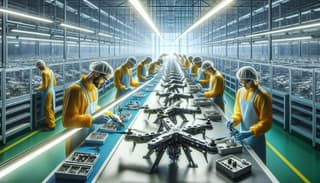 Large-scale production of key components for UAVs launched in Russia