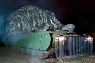 Self-propelled gun "Gvozdika" changed beyond recognition: protected from kamikaze drones