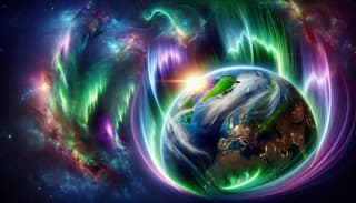 Earth's Magnetosphere Begins to Be Blown by High-Speed Solar Wind