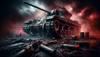 Unexpected Modification Protected T-72B3 Tank from Kamikaze Drones