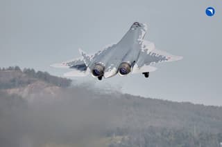 Footage Emerges of Su-57 Fighter with T-50-4 Index Arriving at Indian Air Force Airbase