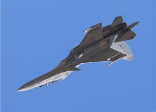 Su-30MKI fighter jet performs a "dead loop": footage of aerobatics from India