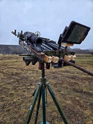 Russian craftsmen crossed four AK-74Ms to combat UAVs