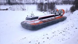 Buque de colchón de aire "Vasiliy Ilyin" construido en Rusia