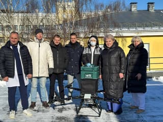 No other courier could have handled it so quickly: a drone developed by Clevercopter delivered medical supplies in the Nizhny Novgorod region