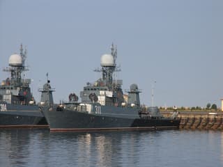 The ship "Kabardino-Balkaria" with RBU-6000 rocket launcher and torpedoes "destroyed" a submarine in the Baltic Sea