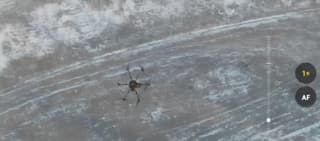 Aparecen imágenes únicas de una batalla aérea entre un dron ruso y "Baba Yaga"