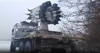Russian Craftsmen Install RBU-6000 Naval Rocket Launcher on Ural Chassis