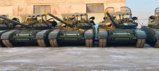Modernized T-72B3M tanks with "Relikt" reactive armor delivered to the military