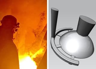SKB-3 KMZ specialists have developed a technology for casting mushroom anchors