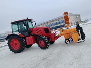 BELARUS-2022 Tractor from MTZ Appears at Begishevo Airport in Nizhnekamsk