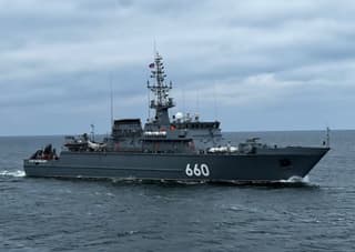 Sea lion "Alexandrite" destroyed mines in the Baltic Sea