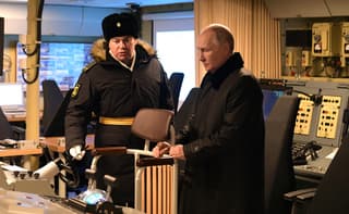 With formidable "Caliber" missiles on board: Putin inspects the weapons systems of the frigate "Admiral Golovko" in St. Petersburg