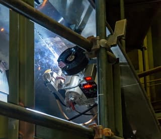 El robot soldador "Saturno" para la construcción de submarinos se está probando en Rusia