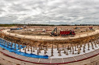 The tallest structure in the Leningrad Region is being built at the Leningrad NPP-2