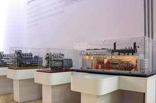 With a 9GMG engine: The layout of the domestic gas piston power plant EGPC-9 was developed at the Kolomna plant