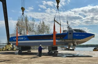 Second Valdai 45R hydrofoil vessel launched