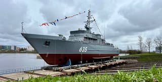 The newest minesweeper "Polyarny" will go to serve in the Northern Fleet