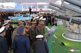 Copy of Russian Pantsir-ME SAM System Spotted on North Korea's Newest Destroyer, Choe Hyong