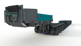 With a lifting capacity of 120 tons and a reinforced frame: the TR-8144 semi-trailer was launched into production at "Novtruck"