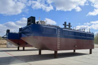 DC9203 project barge laid down in Nizhny Novgorod region